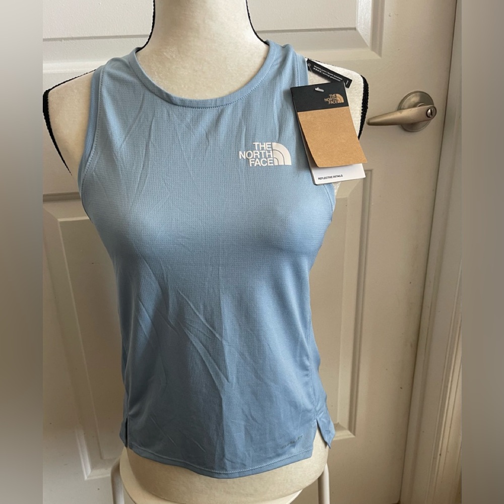 The North Face Women's Light Blue Racerback Tank Top